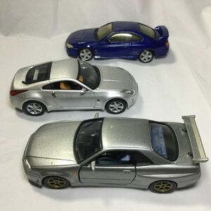 スカイラインGT-R R34、フェアレディZ33、シルビアS15 1/43