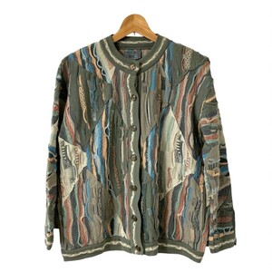  beautiful goods COOGI Koo ji- wool cardigan S size Australia made gray series 