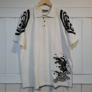 [....]. wave blue sea wave peace pattern polo-shirt [ size :XXL] inspection / cropped pants hez.... soul . sword .. bird nature's beauty ......ETERNAL.