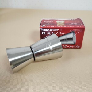 未使用　ブラックニッカ ジガーカップ　NIKKA WHISKY BLACK Clear　ニッカウイスキー　ハイボールに