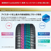 2023年製 スタッドレス 4本セット アイスガード7 iG70 175/55R15 ホイールお任せ 15x5.5J 4/100+42 ルーミー タンク_画像8