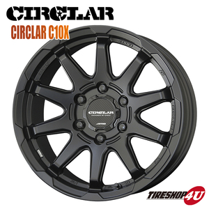 スタッドレス 4本セット CIRCLAR C10X 15x6.0J 6/139.7 +33 MB YOKOHAMA iceGUARD iG91 195/80R15 ハイエース 200系