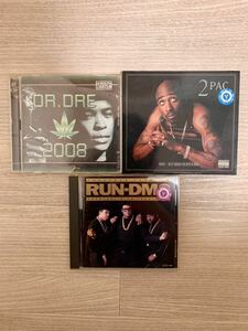 美品洋楽ヒップホップベストアルバム3作品2 Pac More+Best トゥーパック☆DR.DRE 2008ドクター・ドレー☆ラン・ディーエムシー Run-D.M.C.