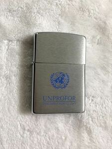 ZIPPO ジッポー オイルライター 国際連合保護軍 こくさいれんごうほごぐん United Nations Protection Force UNPROFOR 未使用品 1995年製