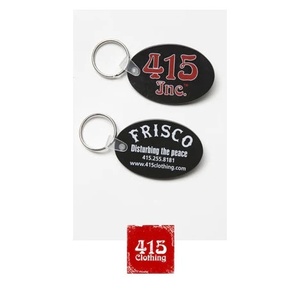 [415 CLOTHING] 415 クロージング 「415 Oval Key Chain」=415 オーバル キーホルダー セール 国内在庫