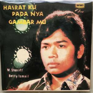 EP Malaysia「 M Shariff, Betty Ismail 」Tropical Funky Garage Beat Psych Pop 70's マレーシア 幻稀少盤 