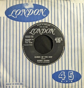  ☆BOBBY DARIN/QUEEN OF THE HOP1958'UK LONDON 7INCH