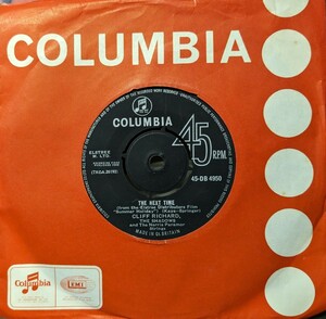  ☆CLIFF RICHARD&THE SHADOWS/THE NEXT TIME1962'UK COLUMBIA7INCH 