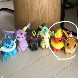 ポケモン　オールスターコレクション　ぬいぐるみ　イーブイ　ブースター