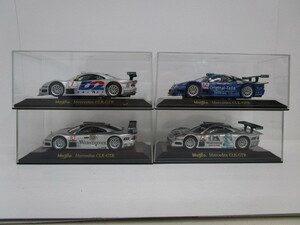 　お店展示品　新品・未使用　Maisto　１／４３　Mercedes　CLKGTR　４台SET　外箱無し