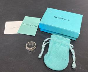 ★TIFFANY＆Co. ティファニー★Paloma Picasso パロマ・ピカソ/ラブ&キス SILVER 925 リング 指輪 アクセサリー ★14618管理番号