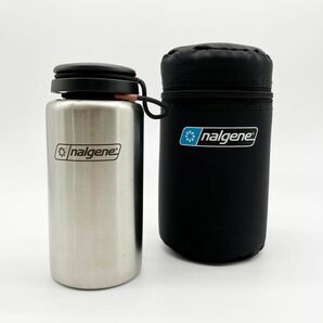 新品 nalgene ナルゲン ステンレスボトル 保温保冷ボトルケース