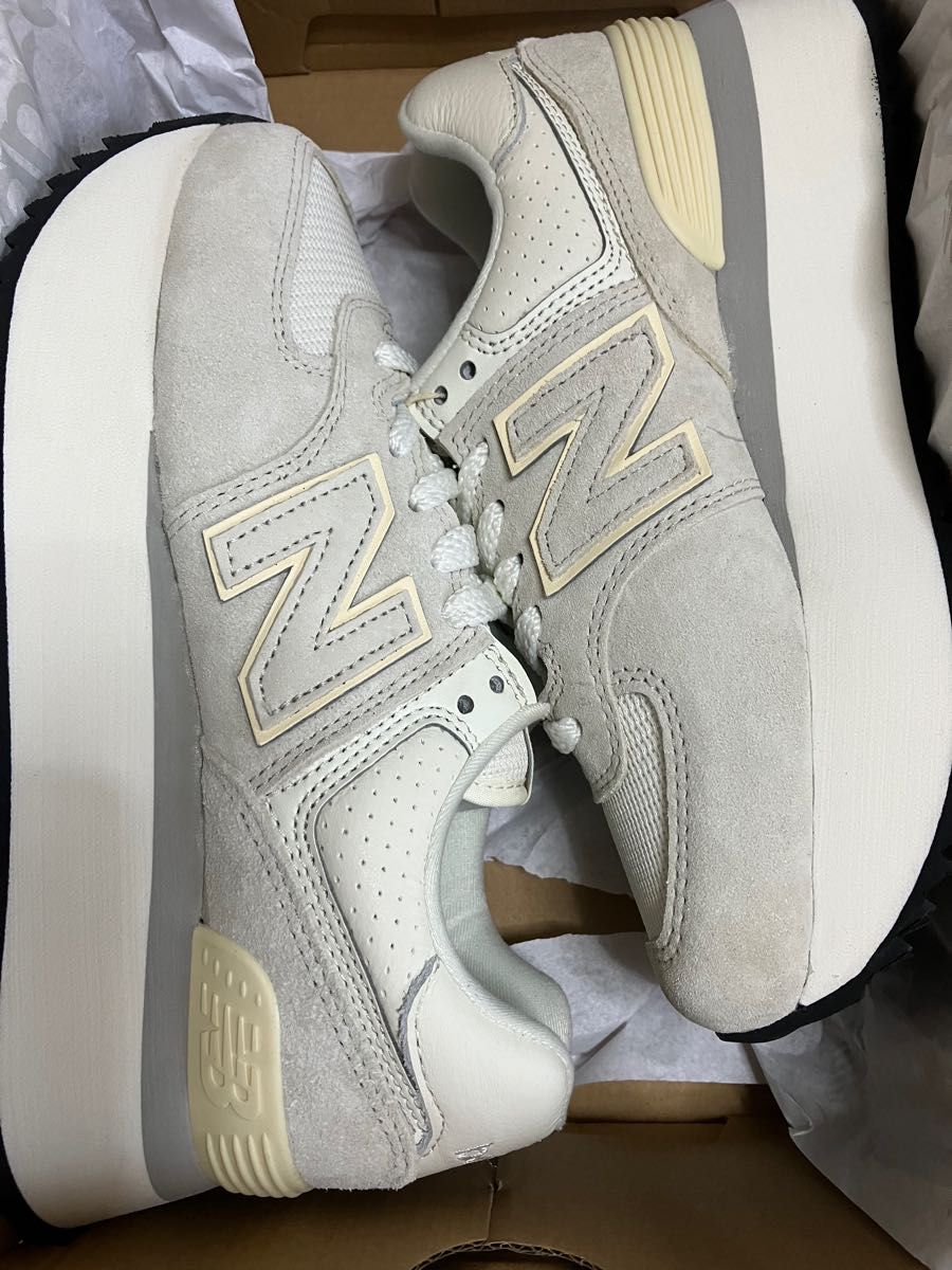 国内完売サイズ NEW BALANCE WL574ZAA 厚底スニーカー｜PayPayフリマ