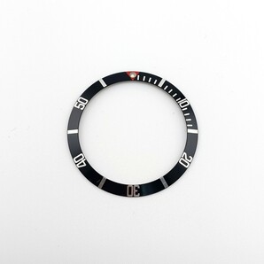 社外部品 ベゼルインサート レッドトライアングル ブラック 黒 【対応】ロレックス サブマリーナ 5508/5510/1680/1665/5513等 ROLEX互換