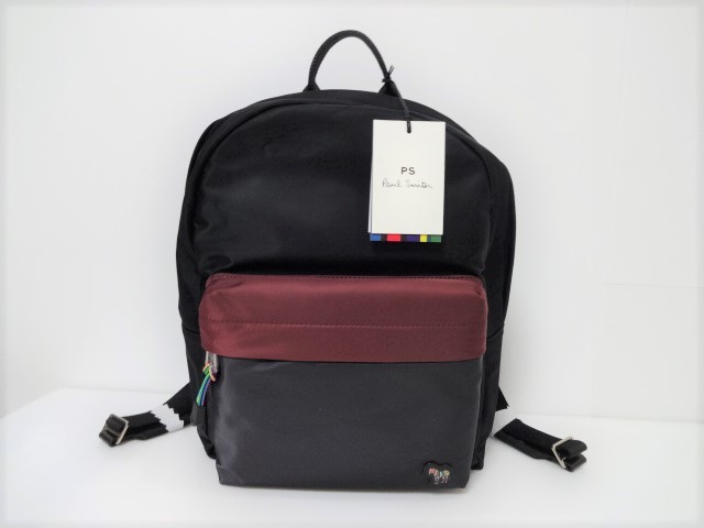 新品 未使用 Paul Smith バイカラーブロック リュックサック定番