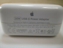 ☆Apple 純正 USB-C 30W パワーアダプター ライトニングケーブルセット(A1882)!!_画像10