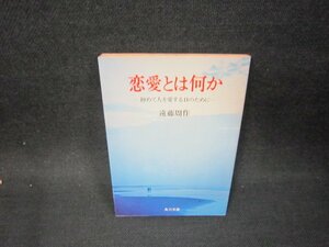 恋愛とは何か　遠藤周作　角川文庫　日焼け強/OBL