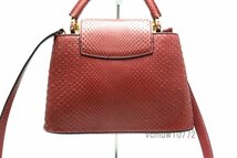 近年モデル希少美中古■LOUIS VUITTON カプシーヌBB パイソン×レザー 2way ハンドバッグ ルイヴィトン■0921cb712-9_画像2