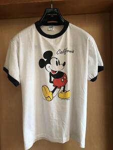 80s～90s ビンテージ Disney Mickey Mouse ディズニー オールド ミッキー リンガー Tシャツ USA / 世田谷ベース 木梨サイクル PFS ACME