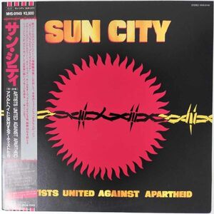 34257★美盤 ARTISTS UNITED & AGAINST APARTHEID/SUN CITY ※帯付き