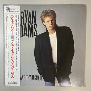 35452★美盤【日本盤】 Bryan Adams / You Want It You Got It ※帯付き