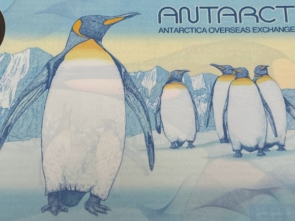大人気品 南極 1 Dollar プラスティック製のファンタジー紙幣 コレクション用新札 2015年 未使用 ペンギン ＃A