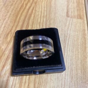 指輪 ブラックラインリング