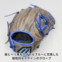 【デザインリメイク済み】 ミズノ 軟式グローブ / 投手用 型付け済み (mizuno グラブ)[KA213]_画像2