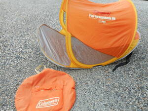  Coleman pop up sun shade MX 170T8500J camp tent tarp one touch sun shade / used 