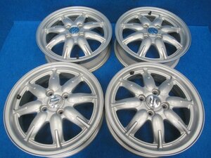 スズキ純正 15インチ アルミホイール 15X4.5J +45 PCD100 4H 4穴 中古