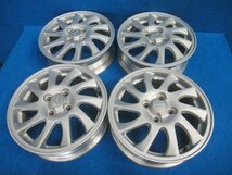 ダイハツ純正 15インチ アルミホイール 15X4.5J +45 PCD100 4H 4穴 中古_画像1