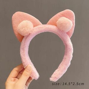 新品未使用　ピンク　ねこみみカチューシャ　ねこカチューシャ　動物カチューシャ　ヘアアクセサリー　コスプレ　