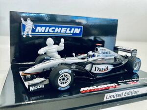 1/43 ミシュラン特注 Minichamps マクラーレン メルセデス MP4-17 D.クルサード 2002