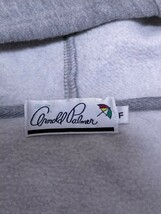 ARNOLD PALMER アーノルドパーマー フルジップパーカー スウェット レディースF グレー系 アウトドア タウンユース 良品 送料無料_画像6