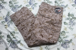 P5米軍■USMC FROG MARPAT DESERT コンバットパンツ 難燃アラミド