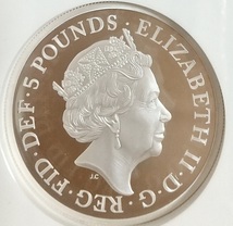 最高鑑定 2019年 イギリス ウナとライオン 5ポンド 2オンス プルーフ銀貨 NGC PF70 URTLA CAMEO ロイヤルミント Great Engravers_画像6