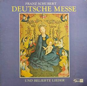LP盤 ヴェンデリン・レッケル/Frankfurt Male C　Schubert ドイツ・ミサ曲 D872 & 歌曲選集「きみはわが憩い」～「アヴェ・マリア」