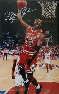 0 Michael * Jordan autograph sa Info to/ photograph NBA Chicago *bruz final MVP×6 basketball. god sama 
