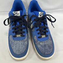 T9120/【中古品】AIR FORCE 1 LOW 青蛇　ブルーパイソン　488298-410_画像2