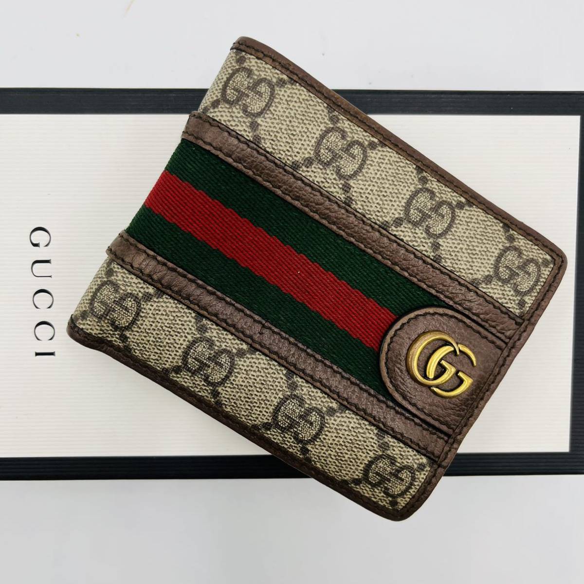 2023年最新】ヤフオク! -gucci ggマーモント 二つ折り財布