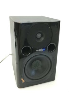 f1848/【通電確認済】Fostex フォステクス PM0.4n モニタースピーカー ブラック 音響機器 現状品