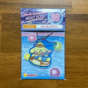 Happyくじ Sanrio characters NIGHTPOOL オーロラアクリルキーホルダー賞 ポムポムプリン