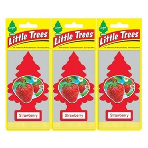 Little Trees リトルツリー エアフレッシュナー ストロベリー Strawberry USDM 3枚セット