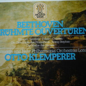 RM07 独ELECTROLA盤2LP ベートーヴェン/序曲集 クレンペラー/PO、NPOの画像2