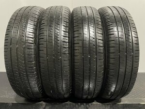 DUNLOP ENASAVE EC204 165/70R14 14インチ 夏タイヤ 4本 19～20年製 バリ溝 ヴィッツ マーチ ベルタ パッソ等　(MTP102)