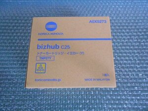 コニカミノルタ純正品 bizhub C25 TNP27 イエロー 60サイズ発送