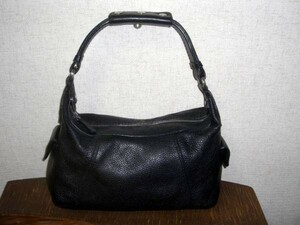  прекрасный товар машина fTODS Tod's подлинный товар Miki - сумка чёрный черный телячья кожа Италия я p6