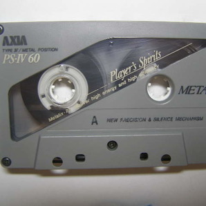 カセットテープ AXIA PS-IV60 METAL TYPE-Ⅳ 中古良品 スリキズ等少有 ラベルに書き込み有 送140/カセッテテープ8点まで188円 の画像1