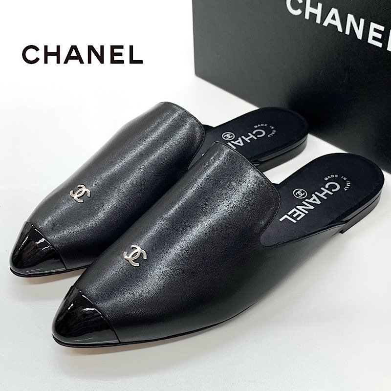 美品 CHANEL フラットサンダル 36サイズ 22.5〜23センチ-