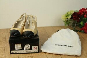 本物保証!!【シャネル Chanel】レディースパンプス　（約24cm）靴 中古 ブランド品　管Z7403